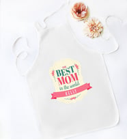 BK Gift Kişiye Özel İsimli Anneler Günü Tasarımlı Beyaz Mutfak Önlüğü, Aşçı Önlüğü, Şef Önlüğü, Anneye Hediye-16