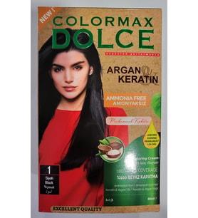 Colormax Amonyaksız Set Saç Boyası 1-Siyah