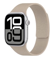 Apple Watch 10 46mm Uyumlu Zore KRD-136 Kabartma Desenli Silikon Kordon