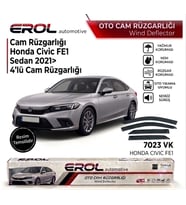 HONDA CİVİC FE1 (2021>) 4'LÜ SEDAN CAM RÜZGARLIĞI