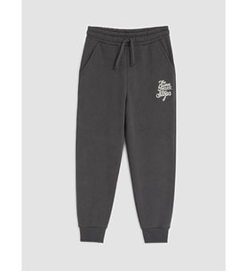 LC WAIKIKI Antrasit Baskılı Erkek Çocuk Jogger Eşofman Altı