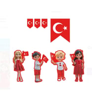 Bayrak Tutan Çocuklar - Milli Bayramlar Banner