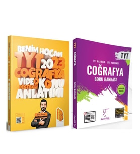 Benim Hocam 2023 TYT Coğrafya Konu ve Karekök Soru Bankası Seti 2 Kitap