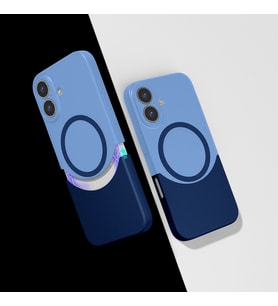 Apple iPhone 16 Kılıf M-Safe Şarj Özellikli Mıknatıslı Zore Duble Kapak