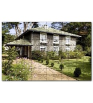 Cakapuzzle Taş Ev Görseli Puzzle Yapboz MDF (Ahşap) (120 Parça)