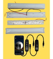 10 Adet 24 Volt 4 Watt 3000K Günışığı Samsung Ledli Pergola Bluetooth Telefon Kontrollü Dimmer Set