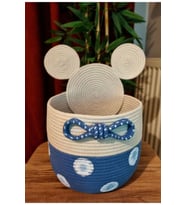 El Yapımı Mavi Mickey Oyuncak Sepeti, Düzenleyici, Çok Amaçlı Sepet