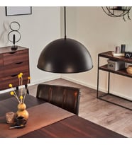 RİOLİGHT RETRO TEKLİ METAL SARKIT AVİZE ÇAP: 30CM (Siyah)