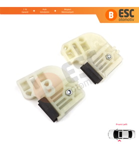 VW Transporter T5 T6 Caravelle Multivan 2003-2024 7H0837753 İçin Ön Sol Cam Kriko Klips Ayak Seti
