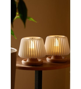 Dekoratif Led Tealight Mumluk Masaüstü Aydınlatma 2'li Set