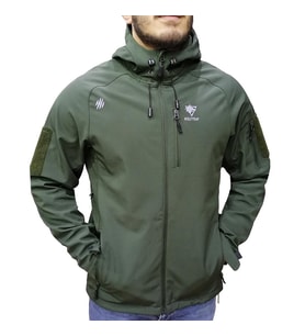 Wolftrap 5 Cepli Kapüşonlu Softshell Soğuk Geçirmez Mont Haki