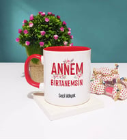 Anneler Günü Hediyesi Anneye Hediye - 7 - Kupa Bardak Kırmızı