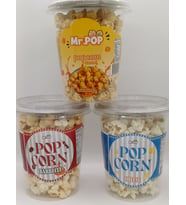Barbekü, Peynirli, Karamelli Patlamış Mısır / PopCorn Özel Kutuda 3'lü Paket