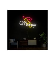 Makeup Yazılı ve Şekilli Neon Tabela