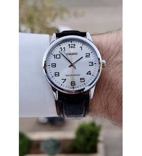 Casio CSISTE178 Kadranı Gümüş Kordonu Siyah Renk Hediye Paketli Erkek Kol Saati