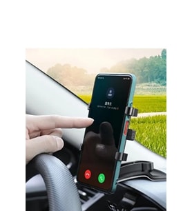 Araba Gösterge Üstüne Takılan Özel 360 Oynar Başlıklı Telefon Tutucu