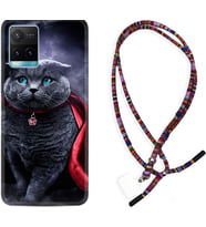 Vivo Y11S Y21S Y20 Y20S Y70 Kılıf Boyun Asklı Rasta Silikon Super Cat 1666