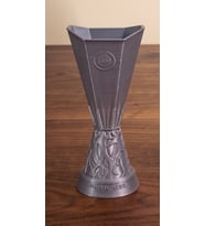UEFA Avrupa Ligi Kupası 15-20-24 cm - Gümüş Renk Dekoratif Futbol Kupası (Europa League)