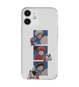 Iphone 12 Uyumlu Gintama Tasarımlı Şeffaf Telefon Kılıfı