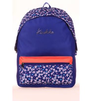 Kaukko Hat Sırt Çantası Navy Blue Flowers K1664 (Lacivert - Royal Mavi)