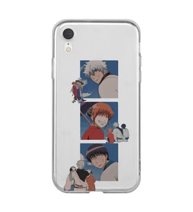 Iphone XR Uyumlu Gintama Tasarımlı Şeffaf Telefon Kılıfı