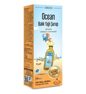 Ocean Balık Yağı Şurubu Portakal Aromalı 150ML