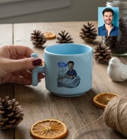 Kişiye Özel Karikatürlü Makine Mühendisi T Pastel Kupa Mühendisler Günü Hediyesi