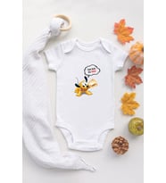Welcome 2022 Yılbaşı Bebek Body Organik Baskılı %100 Pamuklu Beyaz Bebek Badi Zıbın