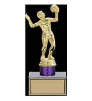 ODAK KUPA - Figürlü Kupalar - Voleybol Kadın Figürlü Kupalar FG-002 C - 21 cm
