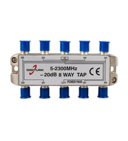 Digitürk 5-2150 Mhz 20dB 8 Yollu Tap Switch 1/8 Splitter