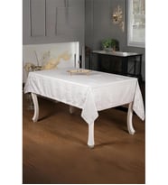 Raya Lüx Jakar Bambu Kumaş Gri Masa Örtüsü 160x220 Cm - 1243 (Standart)