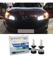 Peugeot 407 Led Xenon Kısa Far Ampulü H1 Access Yeni Seri Beyaz