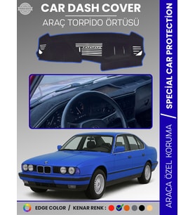 BMW E34 5 SERİSİ AİRBAGSİZ (1988-1996) Torpido Örtüsü Panel Torpido Koruma Tam Uyum Çatlamayı Önler