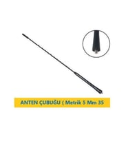 3A0051849 Anten Çubuğu ( Metrik 5 Mm 35 Cm ) - Golf 4 Bora Passat Polo Polo Classic Octavia Toledo I