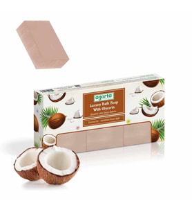 Agarta El Yapımı Doğal Banyo Sabunu Hindistan Cevizi 3*150 g