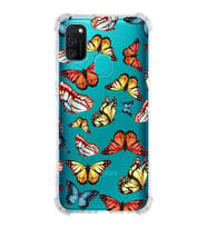PrintiFy Samsung Galaxy M30S Uyumlu Water Color 2 Baskılı Şeffaf Köşe Korumalı Antişok Kılıf