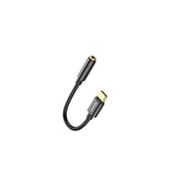 Baseus CATL54-01 L54 Type-C Aux kulaklık Adaptörü 3.5 Jack Ses Kablosu Siyah