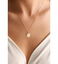 Kişiye Özel Unicorn Figürlü Kolye 925K Gümüş (Gold)