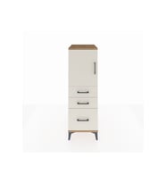 Kronos Dolap 2 Raflı 3 Çekmeceli Tek Kapaklı 44x59x134 Çam-Aytaşı