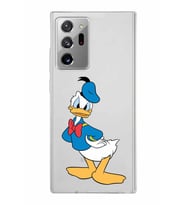 Samsung Galaxy Note 20 Ultra Kapak Donald Duck Tasarımlı Şeffaf Silikon Kılıf