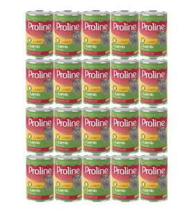Proline Kuzu Etli Yetişkin Kedi Konservesi 400 Gr*20 Adet (Kahverengi)