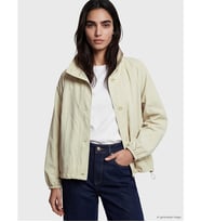 LCW Vision Bej Dik Yaka Oversize Kadın Mont