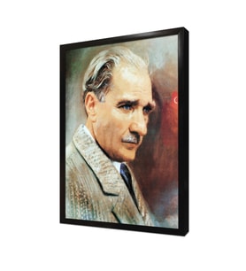 Mustafa Kemal Atatürk Çerçeveli Mdf Tablo