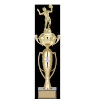ODAK KUPA - Figürlü Kupalar - Voleybol Kadın Figürlü Kupalar FG-072 C - 49 cm