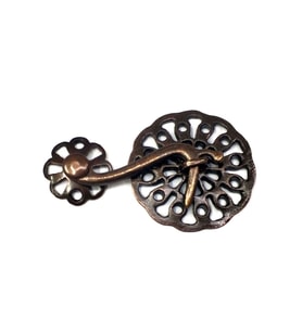 Antik Bakır 50 Adet Zamak Çengel Kilit 56x33 mm - Yuvarlak, Karşılıklı Mobilya, Dolap, Sandık, Kutu, Kapak Çengel Kilidi