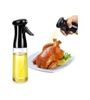 Yüksek Basınçlı Sprey Cam Yağlık AirFryer Fritöz Yağ Püskürtücü Fısfıs 250 Ml (Siyah)