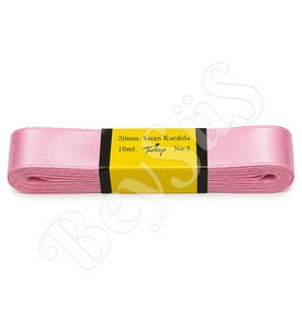 Saten Kurdele 20 mm Pembe