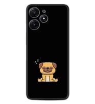 Xiaomi Poco M6 Pro 5G Kılıf Desenli Silikon Platinium Series Uyuyan Köpek 1875