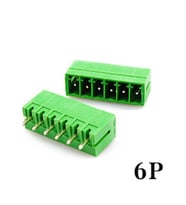 Geçmeli Klemens 6 Pin 3.81mm Erkek 180 Derece