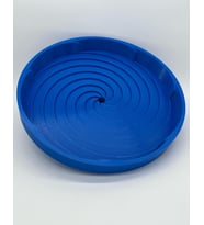 Spiral Altın Eleme ve Yıkama Aparatı Kırıntı Altın Madenciliği 32x32 cm (Mavi)